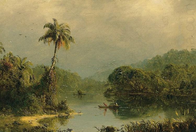 Frederic Edwin Church Tropical Landscape oil painting picture